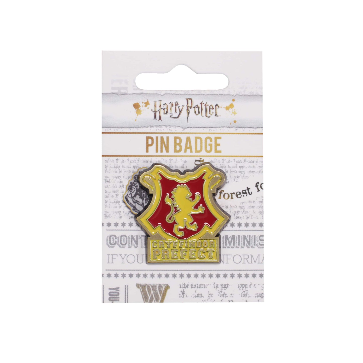 Gryffindor Prefect Pin Badge - Harry Potter Gifts & Merchandise