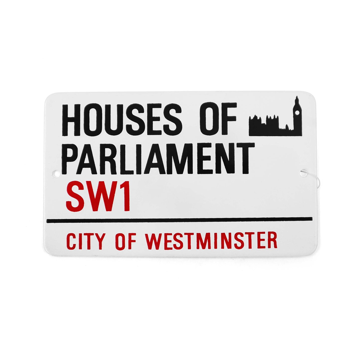Houses of Parliament Sign - Metal Tin Sign - London Souvenirs
