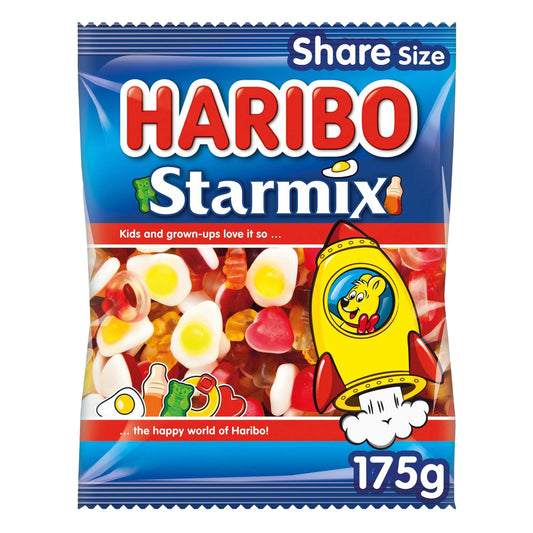 Haribo Starmix Sweets Share Bag - 175g - British Snacks 