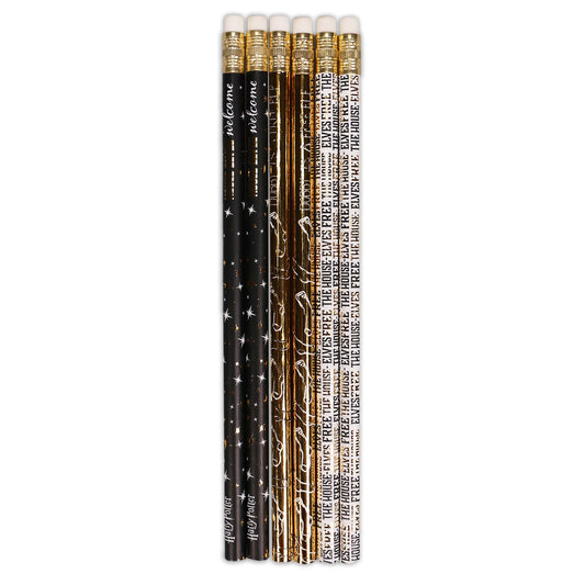 Harry Potter Dobby Set of 6 Pencils - Dobby Pencils