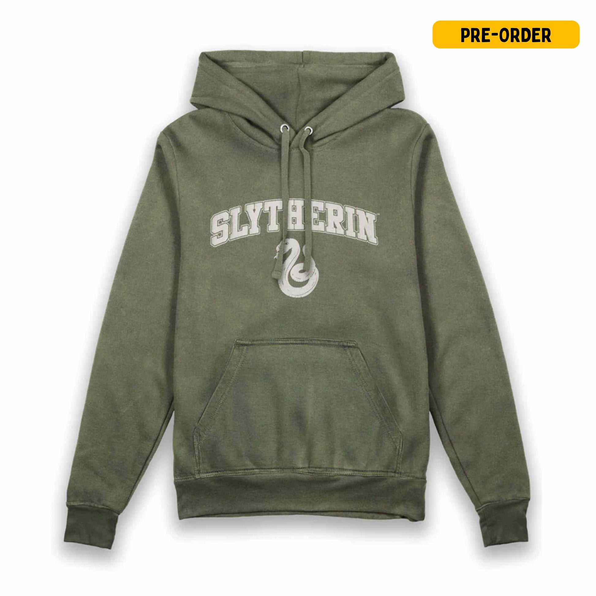 Harry Potter Slytherin Vintage Style Adults Hoodie - Unisex - Official Merchandise