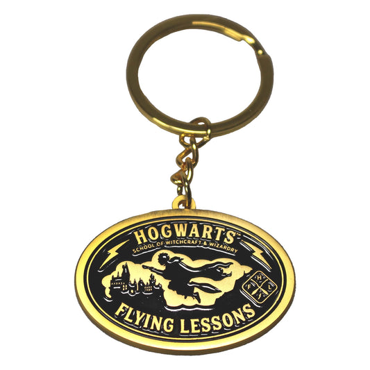 Hogwarts Flying Lessons Keyring - Harry Potter