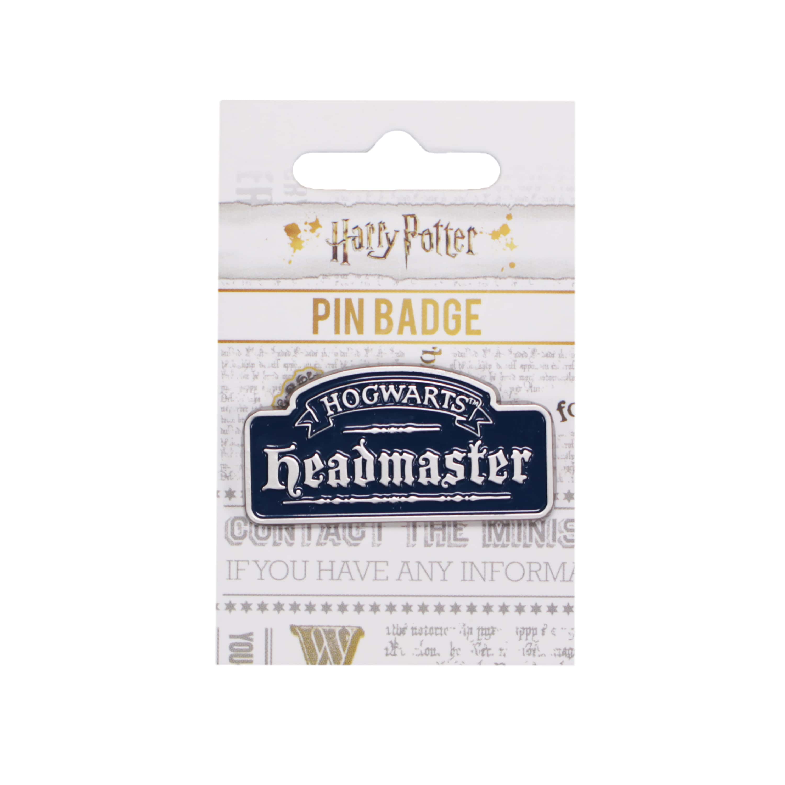 Hogwarts Headmaster Pin Badge - Harry Potter – British Gift Shop