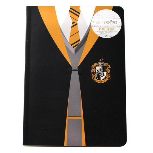 Hufflepuff Uniform A5 Notebook Soft - Harry Potter Gifts & Merchandise