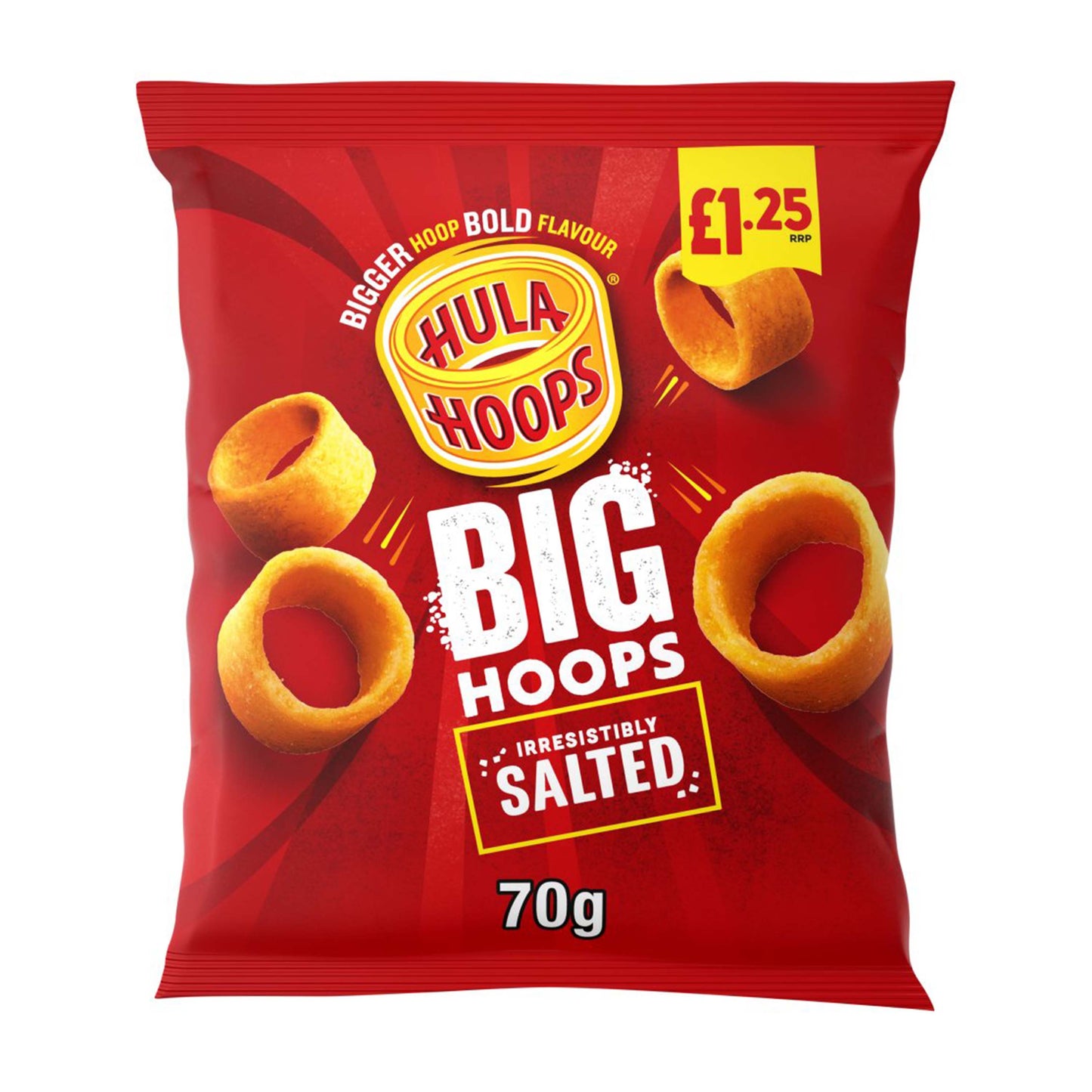 Hula Hoops Big Hoops Original 70g – (£1.25 Bag) - British Snacks