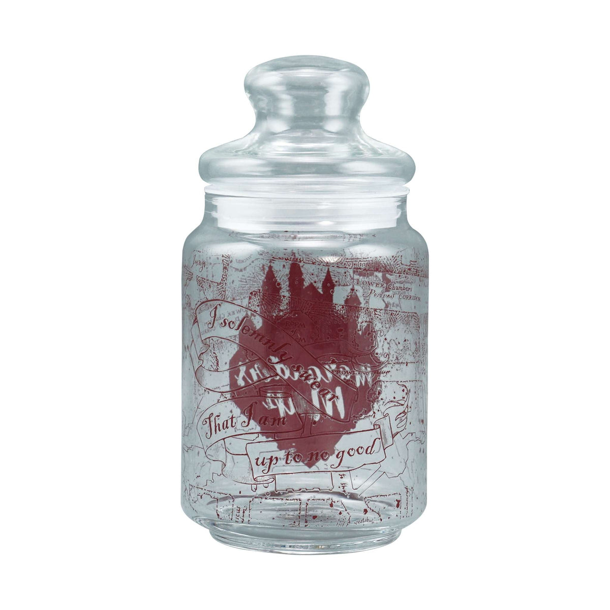 Harry Potter Marauder’s Map Glass Candy Jar – 750ml — supplier product view 2.
