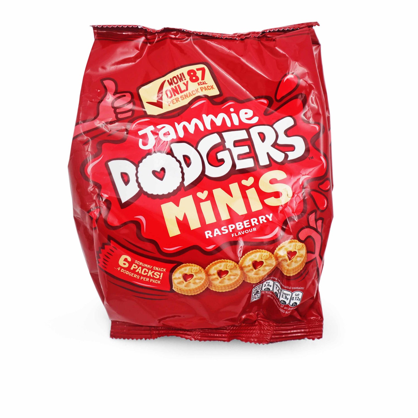 Jammie Dodgers Minis 6 Pack - 120g - British Gifts