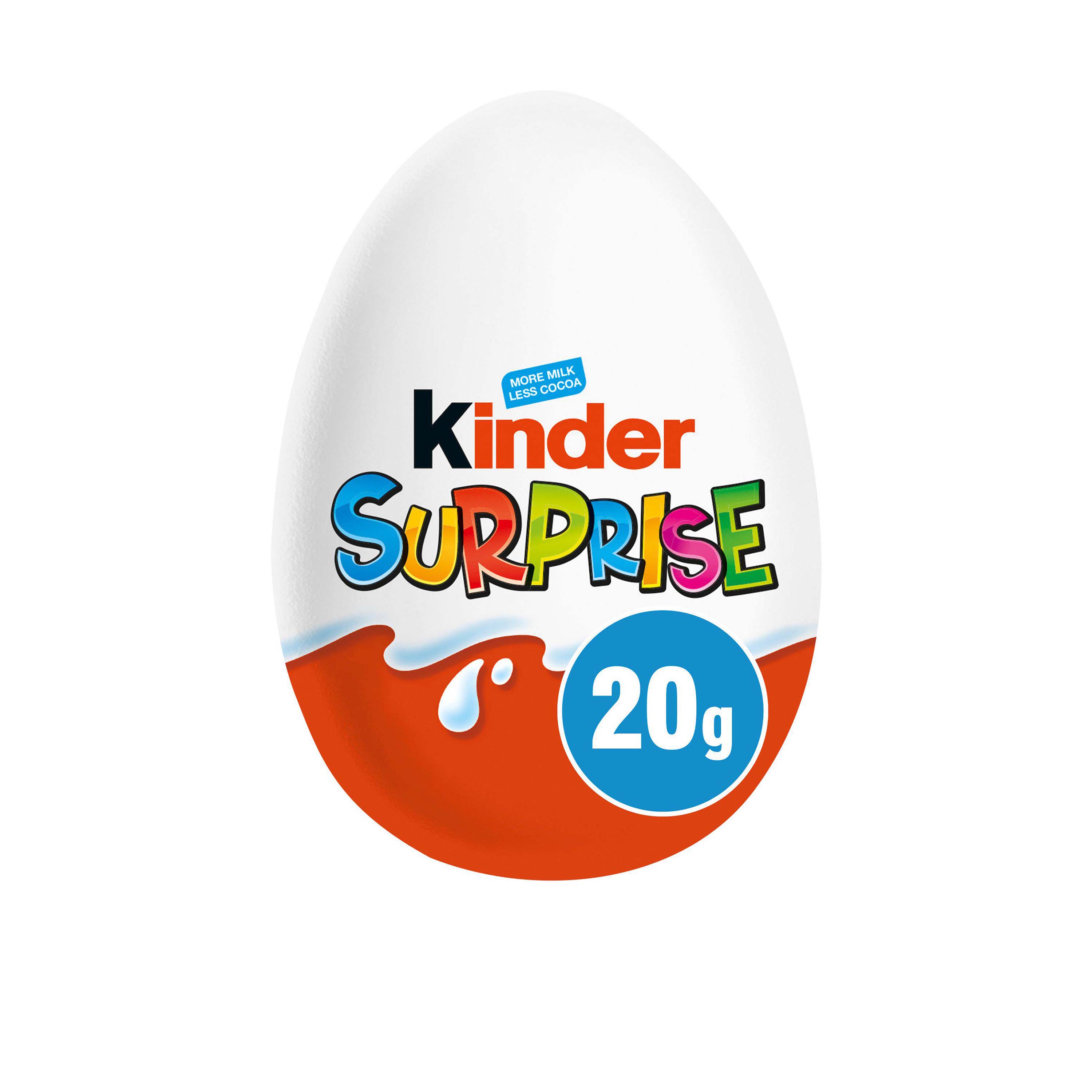 Kinder Surprise Chocolate Egg, With Gift Included Inside - 20g ...