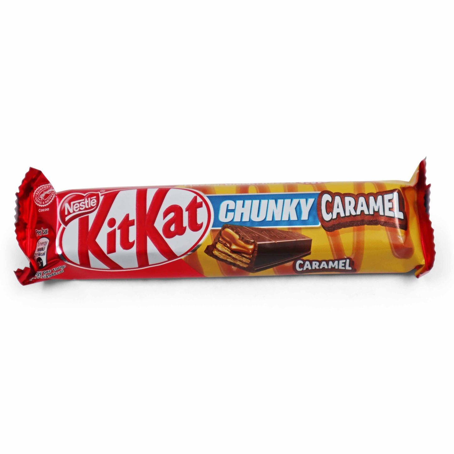 KitKat Chunky Caramel Chocolate Bar 43g - British Chocolates