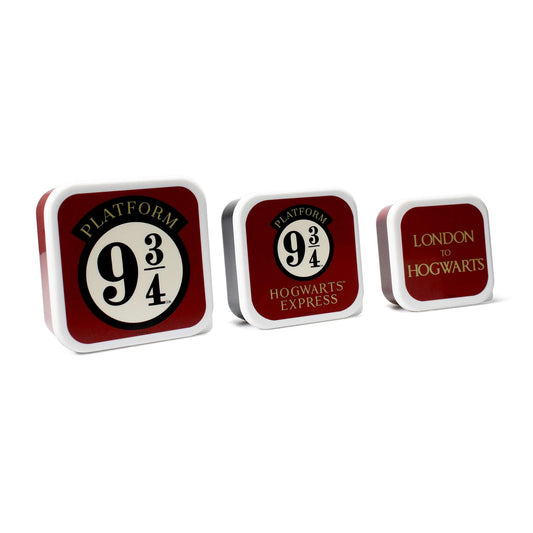 Harry Potter Platform 9¾ Set of 3 Snack Boxes