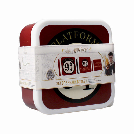 Harry Potter Platform 9¾ Set of 3 Snack Boxes