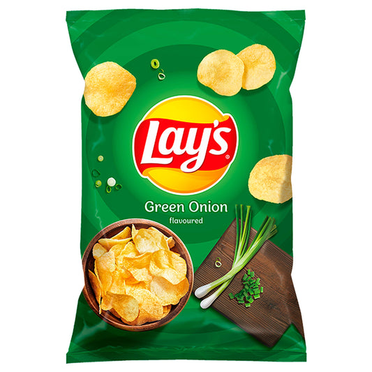 Lay's Green Onion Crisps - 140g - International Snack