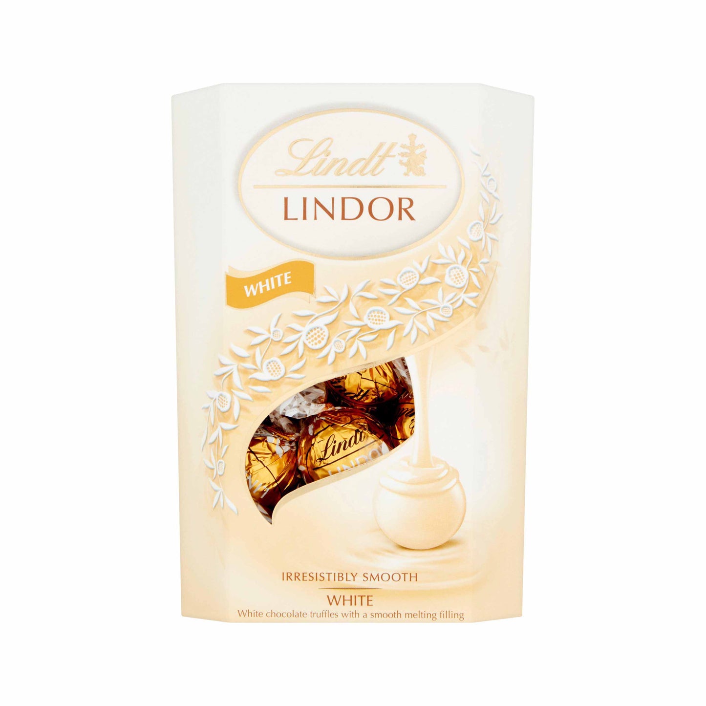 Lindt Lindor White Chocolate Truffles Box - 200g - Gift Messages
