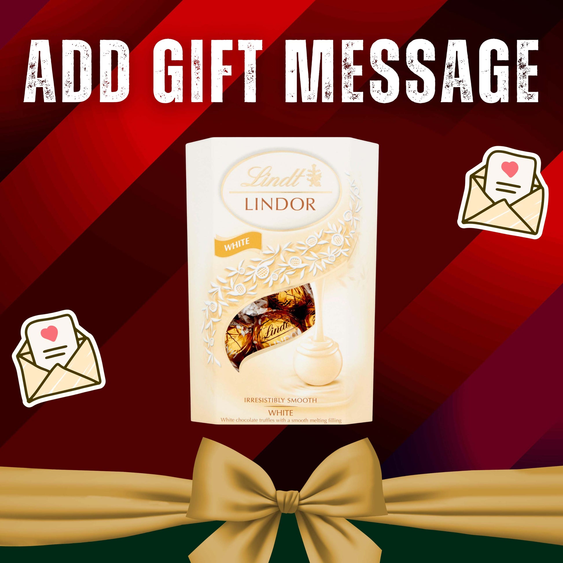 Lindt Lindor White Chocolate Truffles Box - 200g - Snacks Chocolate Gifts