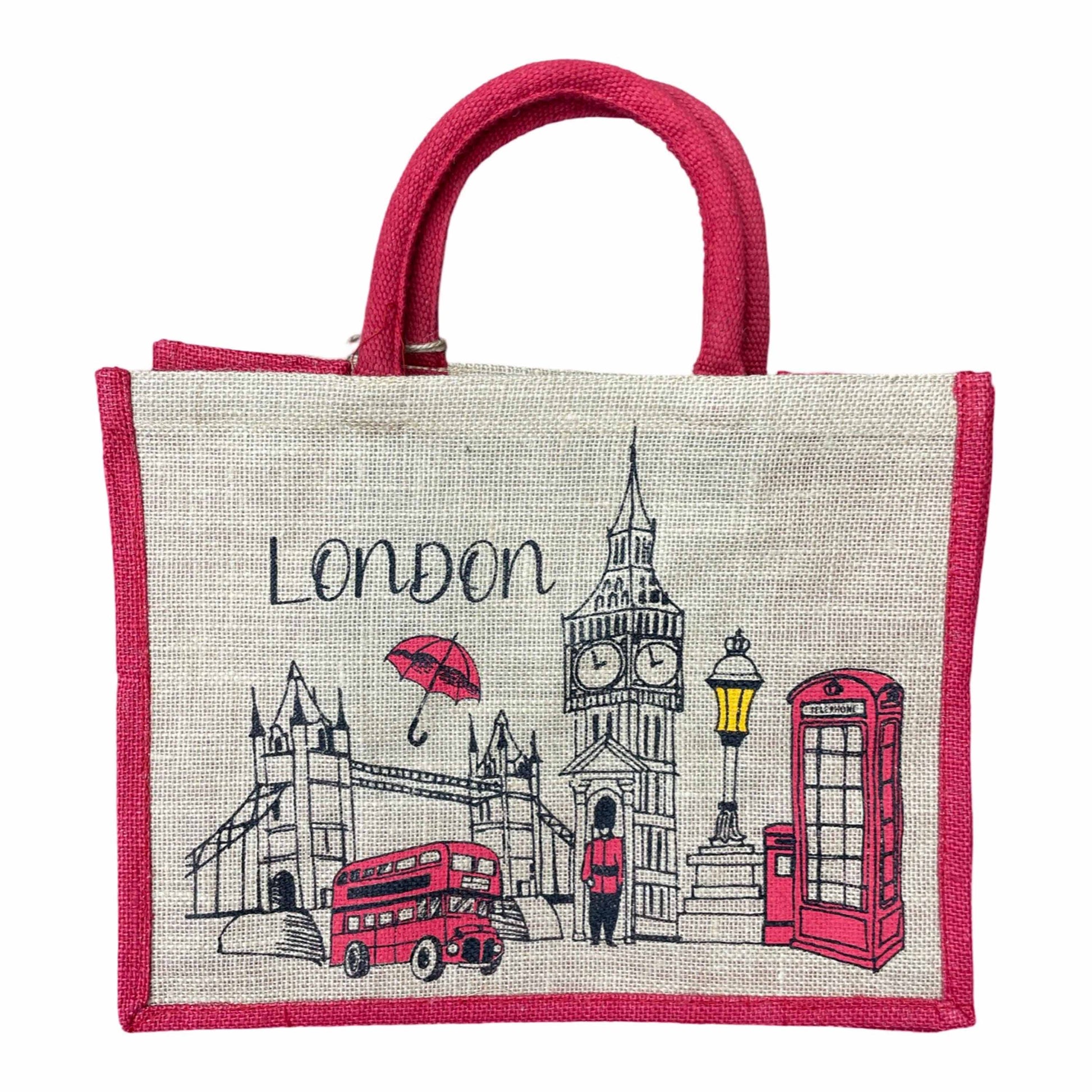 London Classic City Jute Bag - British Gifts