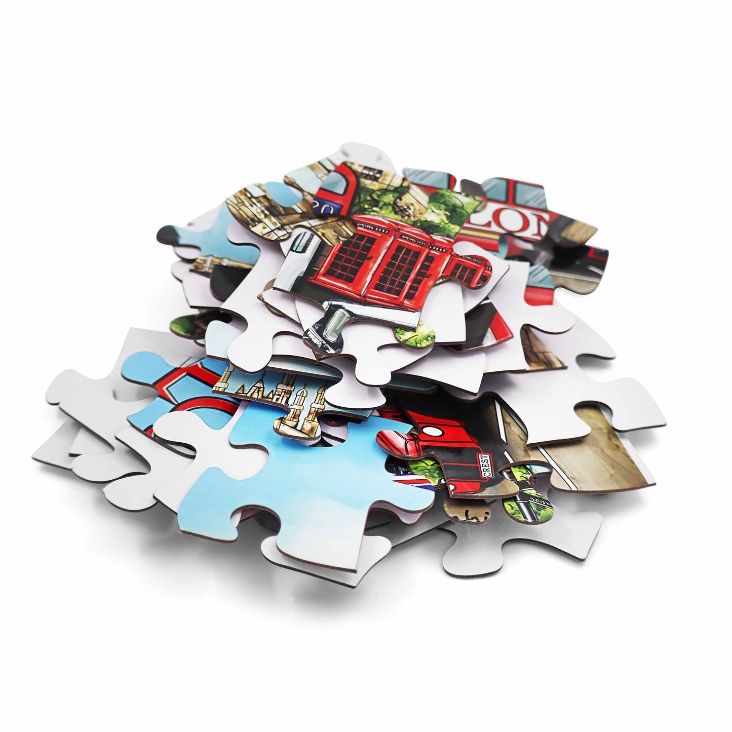 London Collage Souvenir Jigsaw Puzzle - 46pc - Fun London Board Games