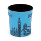 London England Skyline Mug - Blue Edition - London Souvenir