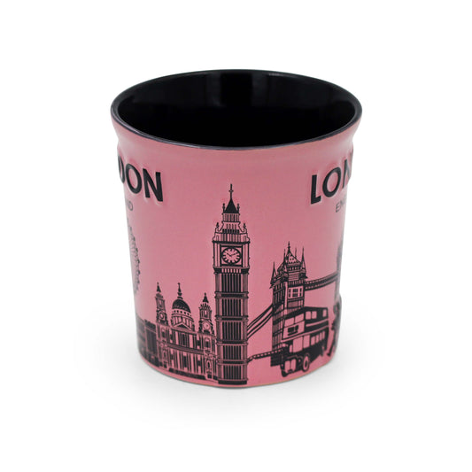 London England Skyline Mug - Pink Edition - London Souvenirs