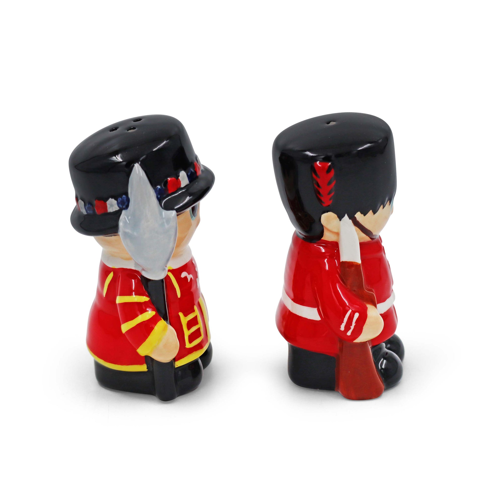 London Guardsman & Beefeater Ceramic Salt & Pepper Set - London Souvenir Gift