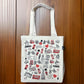 London Icons Collage Tote Bag - British Souvenirs