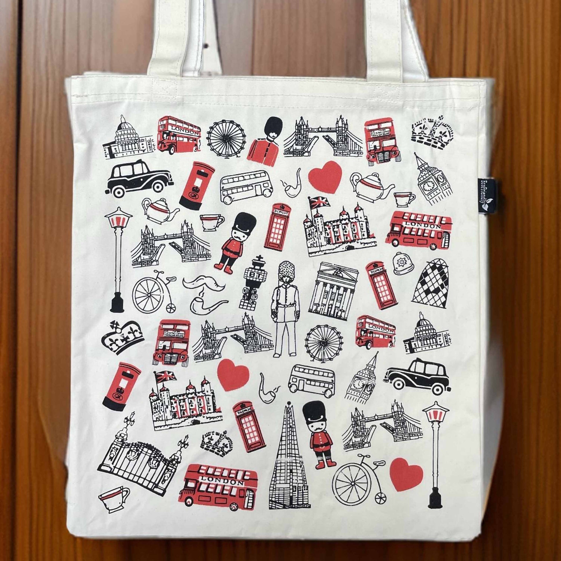 London Icons Collage Tote Bag - London Gifts