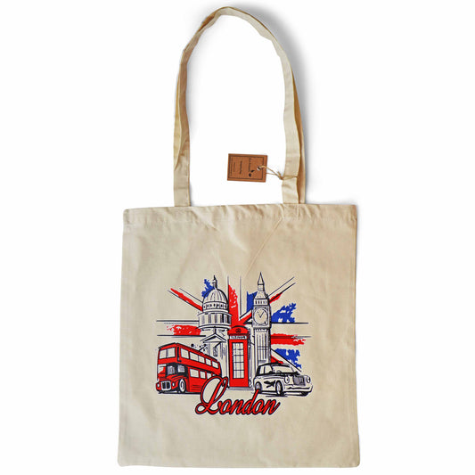 London Icons Union Jack Tote Bag - London Souvenirs & Gifts