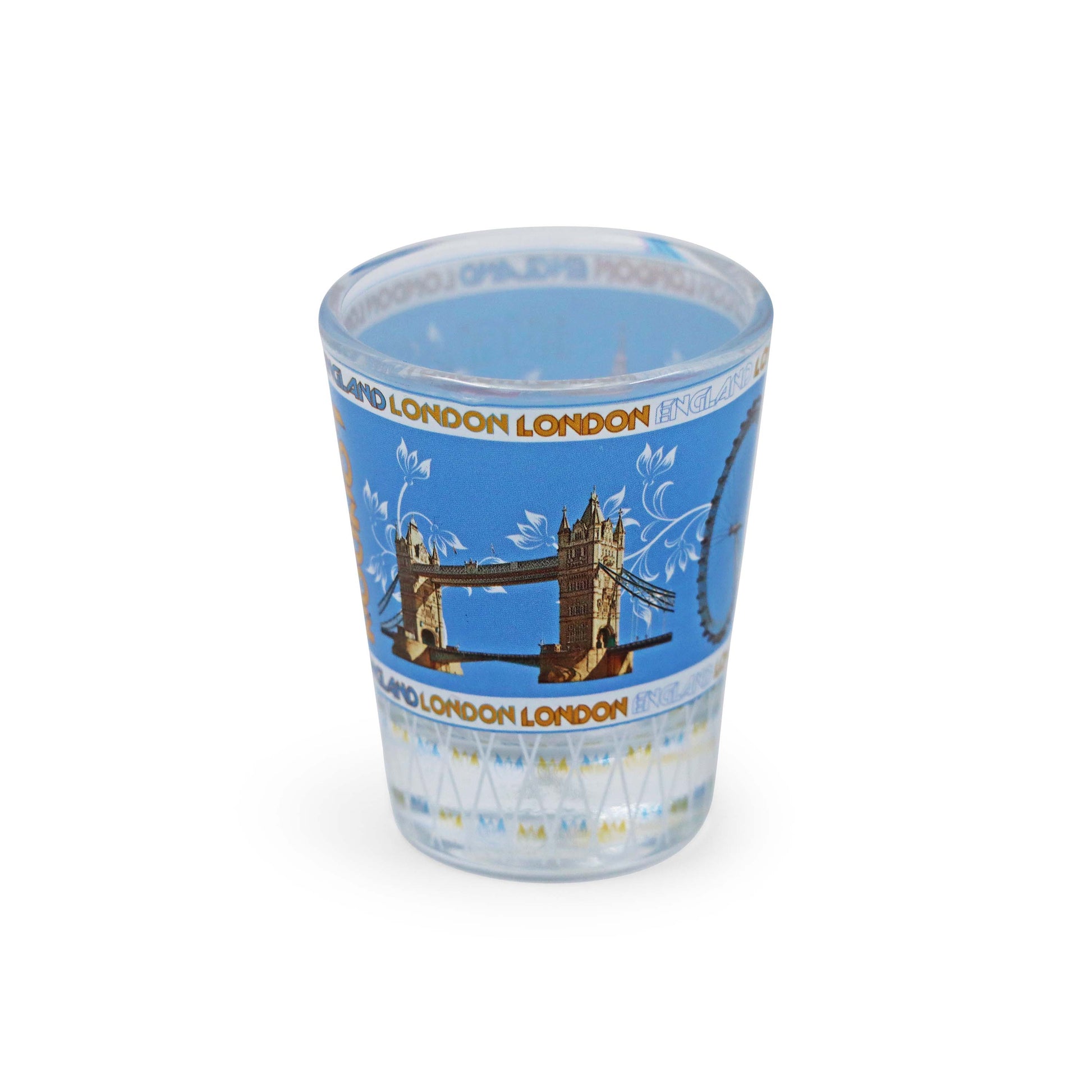 London Landmarks Shot Glass - Blue Shot Glass