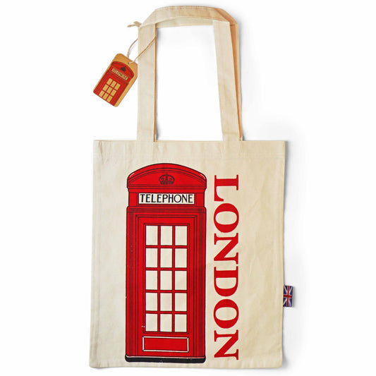 London Red Telephone Box Tote Bag - London Souvenir Bags