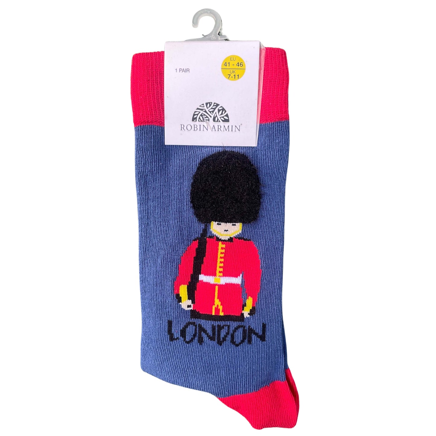 London Royal Guard Socks - Blue & Red - British Socks