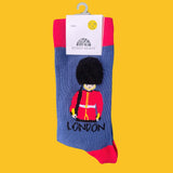 London Royal Guard Socks - Blue & Red - London Souvenirs