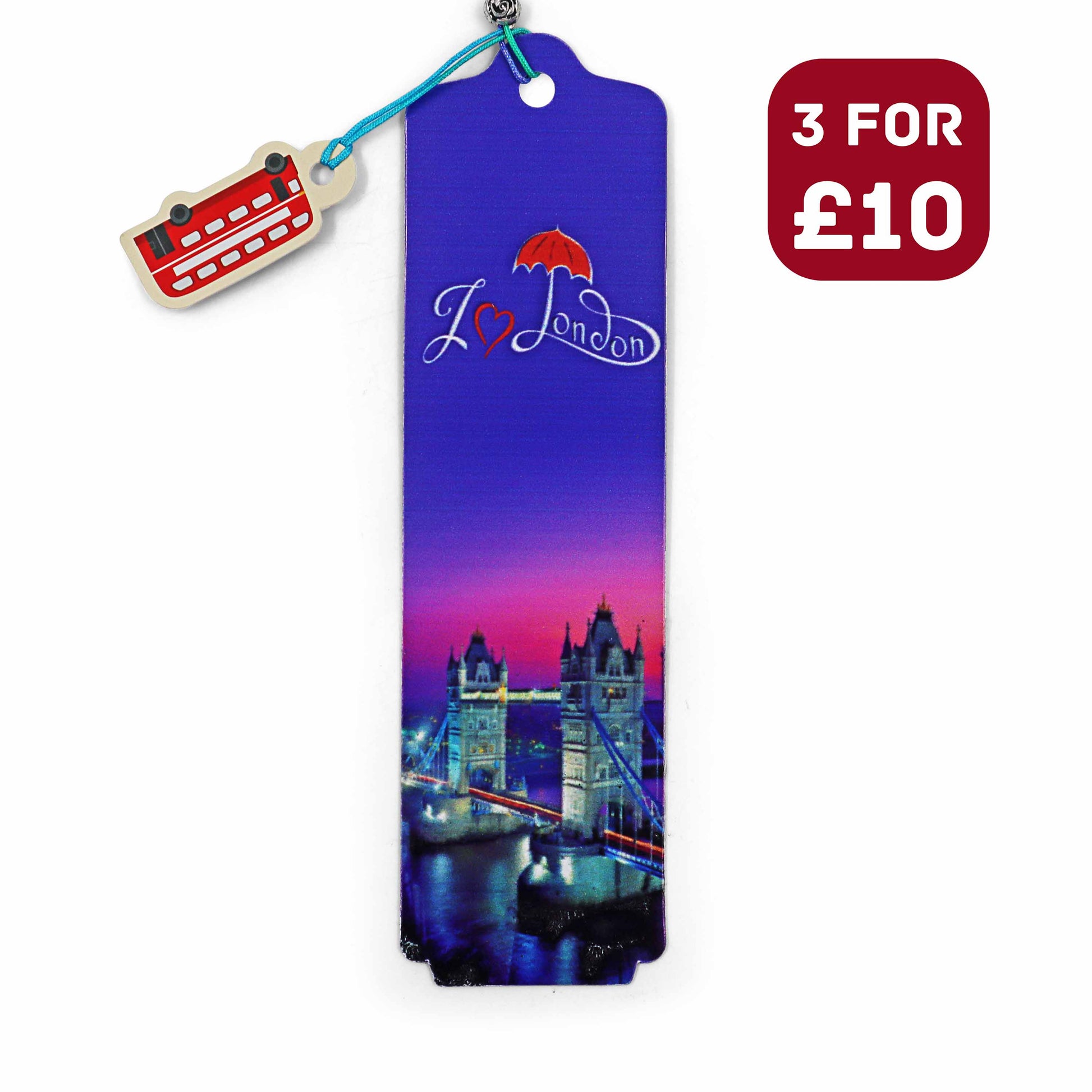 London Souvenir Bookmark - Design 10 - London Souvenirs & Gifts