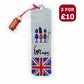 London Souvenir Bookmark - Design 19 - London Souvenirs