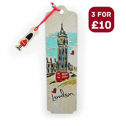 London Souvenir Bookmark - Design 21 - London Souvenir Bookmark