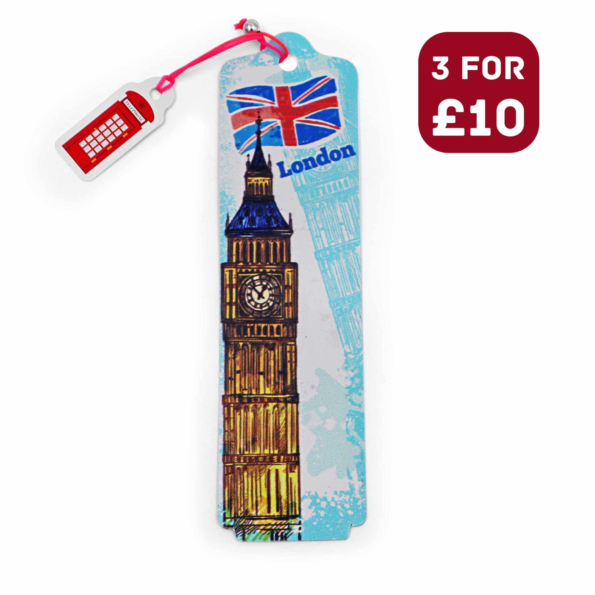 London Souvenir Bookmark - Design 4 - London Gifts