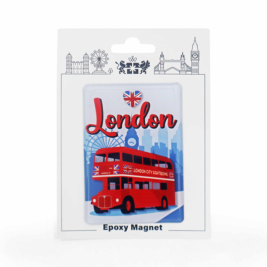 London Souvenir Epoxy Magnet - Design 11 - Fridge Magnets