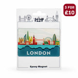London Souvenir Epoxy Magnet - Design 13 - British Gifts