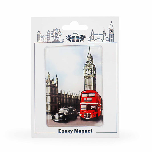 London Souvenir Epoxy Magnet - Design 18 - British Gifts