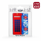 London Souvenir Epoxy Magnet - Design 21 - British Gifts