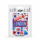 London Souvenir Epoxy Magnet - Design 23 - London Souvenirs