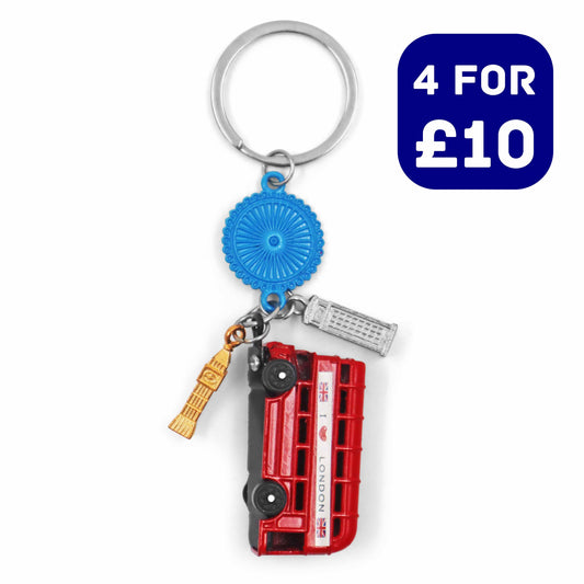 London Souvenir Keyring - Design 10 - London Souvenirs