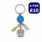 London Souvenir Keyring - Design 3 - London Keyring