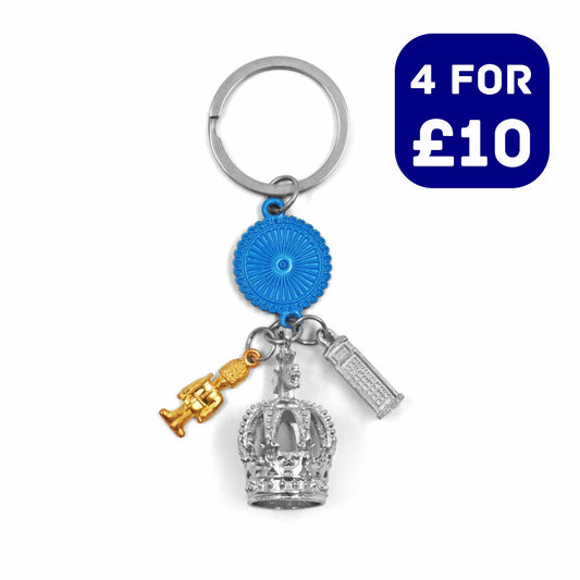 London Souvenir Keyring - Design 3 - London Keyring