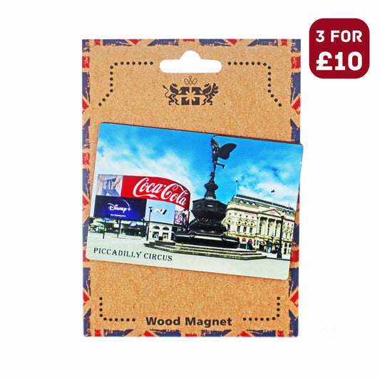 London Souvenir Wooden 3D Magnet - Design 5 - British Gifts