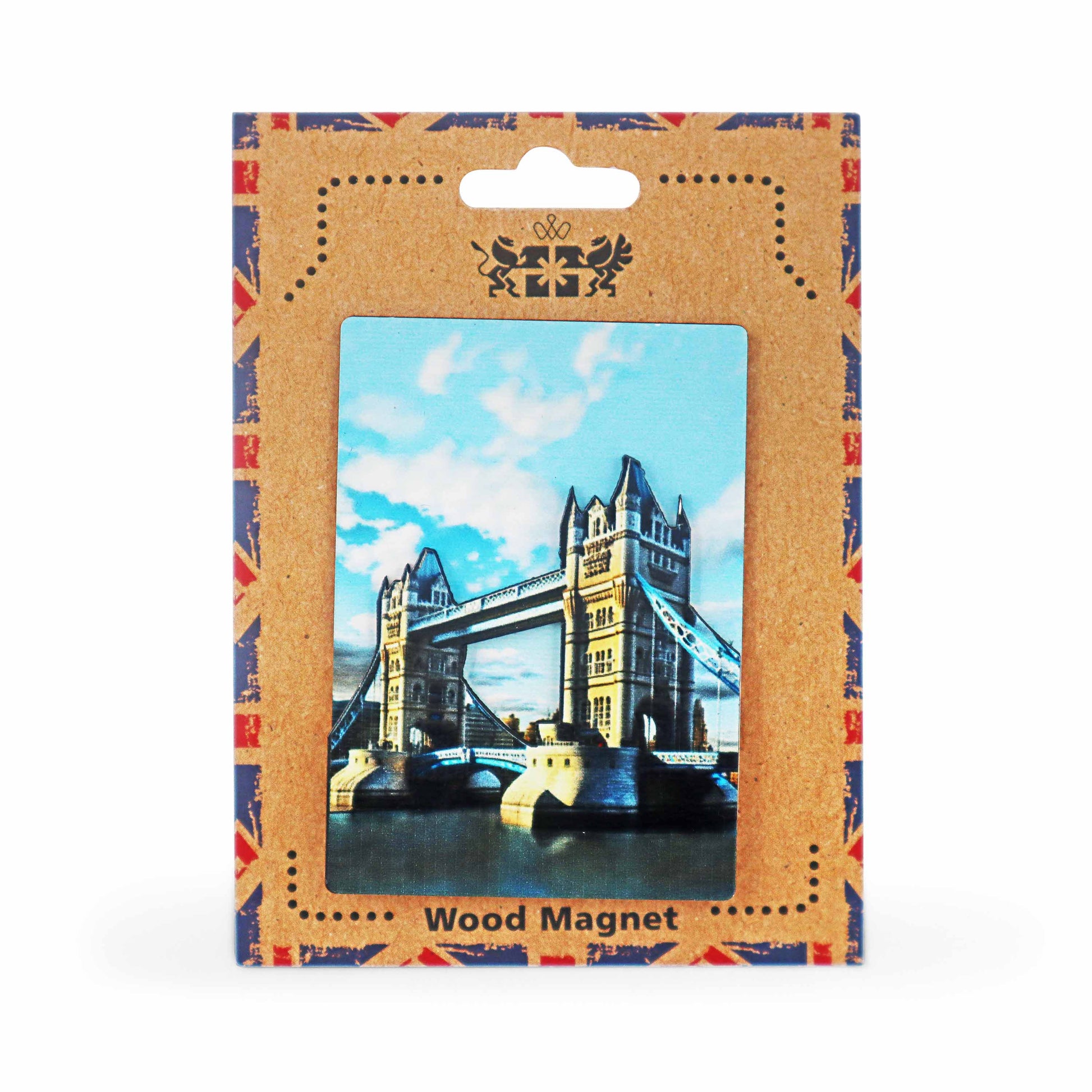 London Souvenir Wooden 3D Magnet - Design 8 - London Gifts