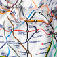 London Underground Charcoal Zipped Hoodie - 'UNDERGROUND - Unisex London Gifts