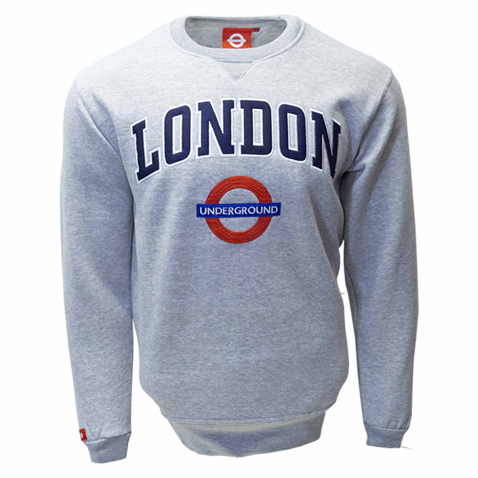 London Underground Heather Grey Sweatshirt - Unisex - TFL Merchandise