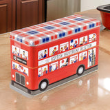 London Red Bus All Butter & Chocolate Shortbread Selection Tin 500g by M&S London Souvenirs Gift