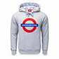 London Underground Grey Tube Map Unisex Hoodie – Official Licensed Pullover Sweatshirt