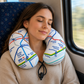 London Underground Tube Map Memory Foam Travel Pillow