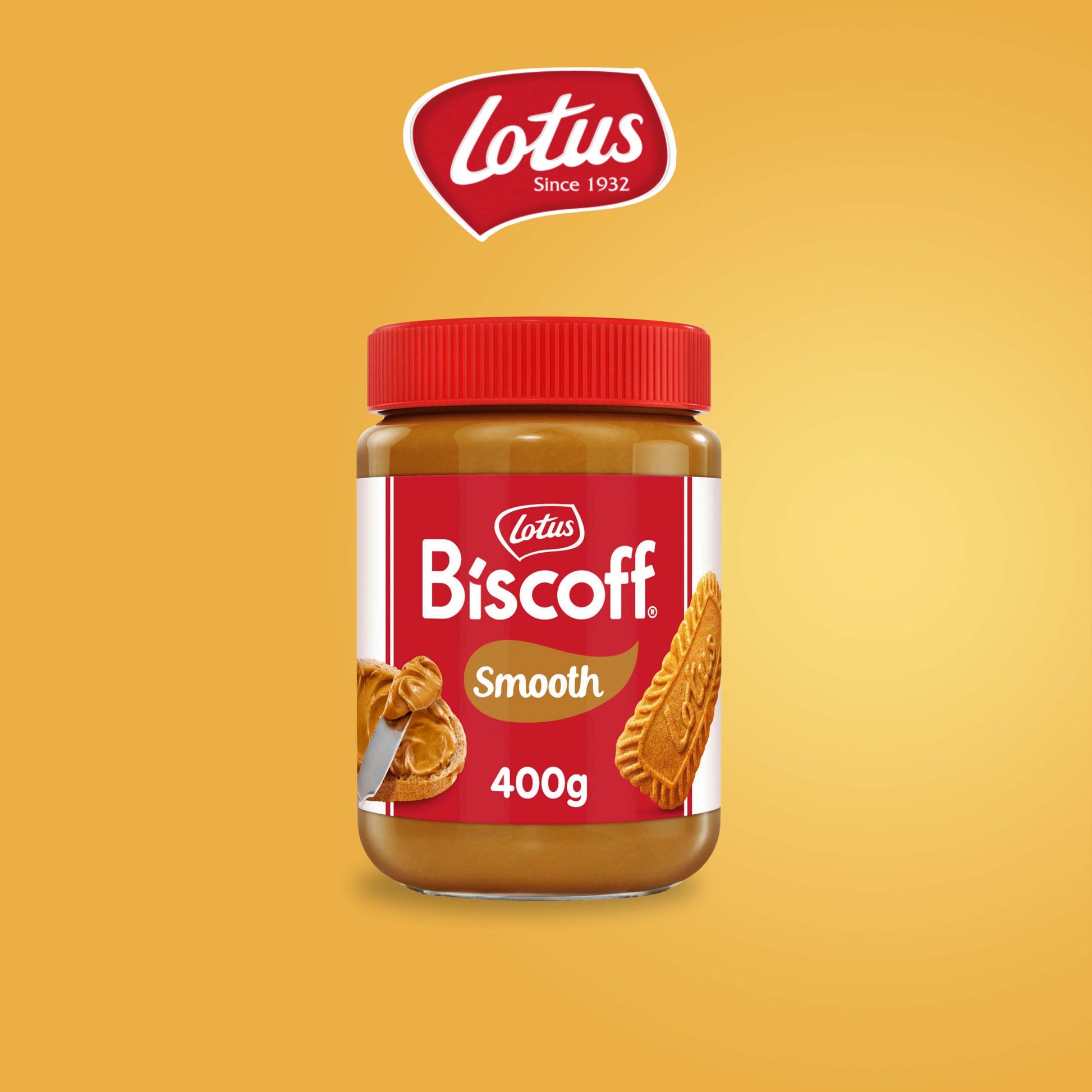 Lotus Biscoff Biscuit Smooth Spread - 400g - CLASSIC SPREADS